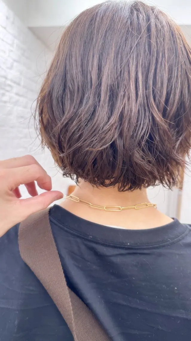 ショート パーマ ムロ 二子玉川駅のヘアスタイル