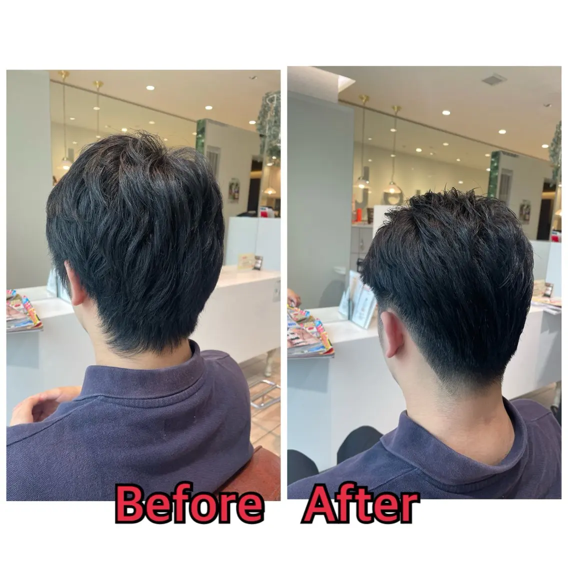 メンズ カット 平 真亜里のヘアスタイル