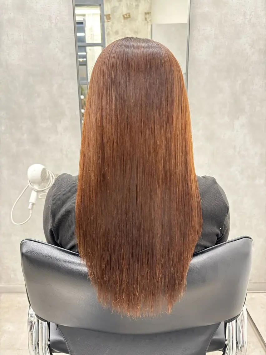 ロング 学生 髪質改善 縮毛矯正 トリートメント すぐ巻ける縮毛矯正 🍀勝倉　麗のヘアスタイル