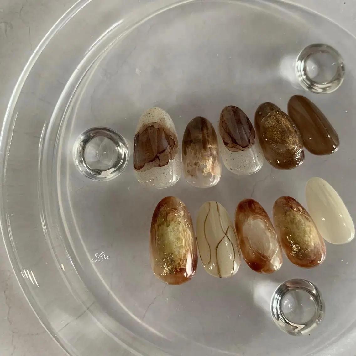 ネイル ジェルネイル パラジェル Léa nailのネイルデザイン