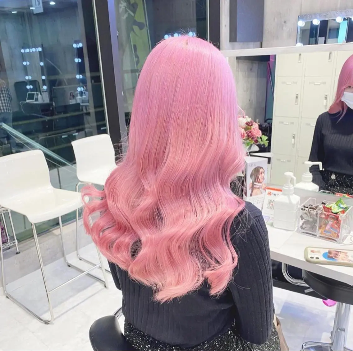 ロング カラー パーマ ヘアアレンジ メンズ キッズ ネイル マツエク・マツパ アイブロウ ヘアカラー トリートメント 💖オタク美容師 ꒰ঌ♡モモ♡໒꒱のヘアスタイル