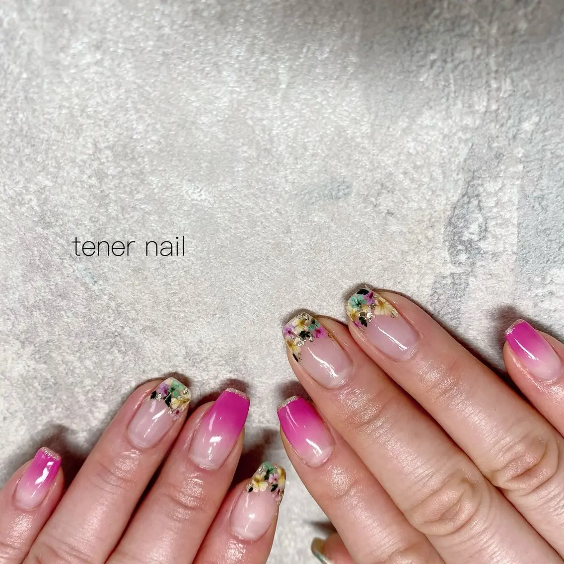 ネイル フレンチネイル ハンドネイル テネルネイル tener nailのネイルデザイン
