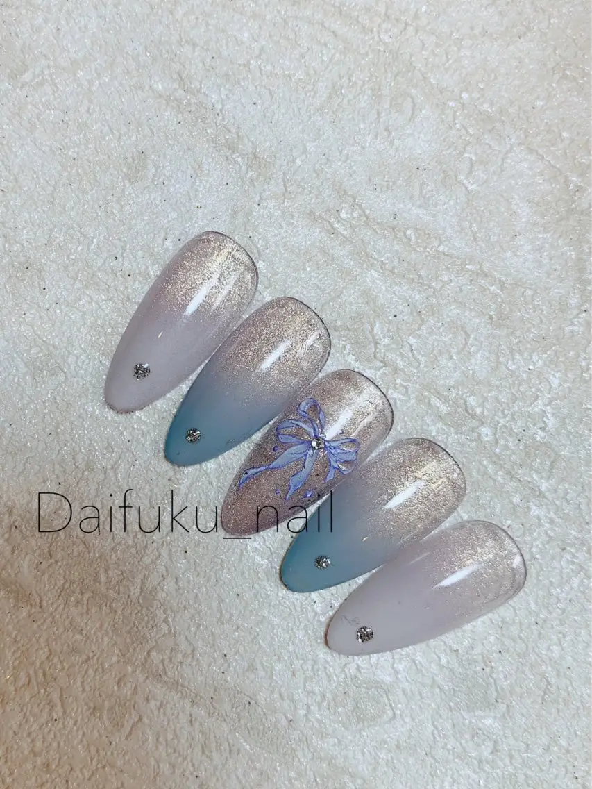 ネイル グラデーション ハンドネイル Daifuku nailsのネイルデザイン
