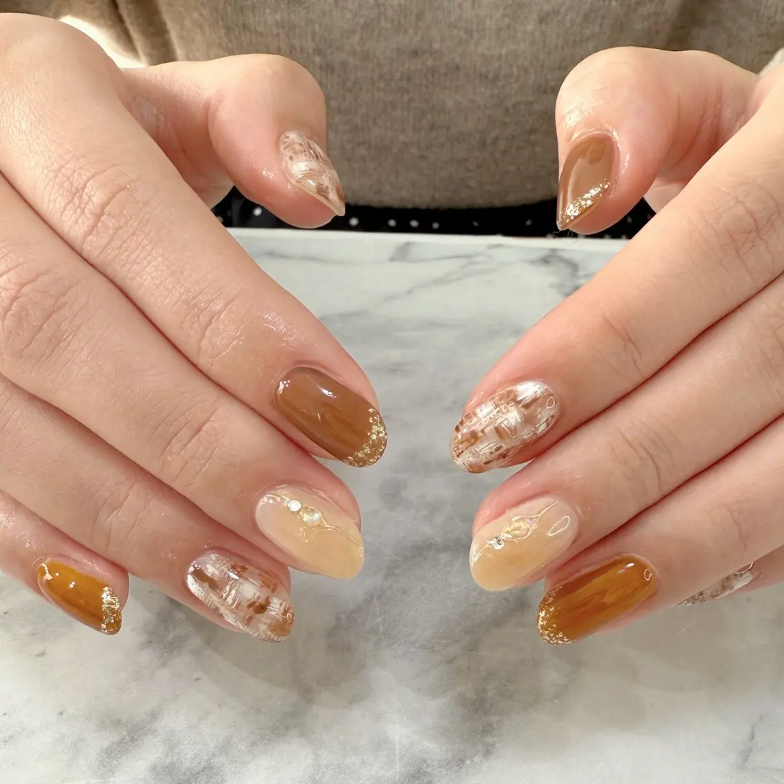 ネイル ハンドネイル ホームネイルサロン Shellのネイルデザイン