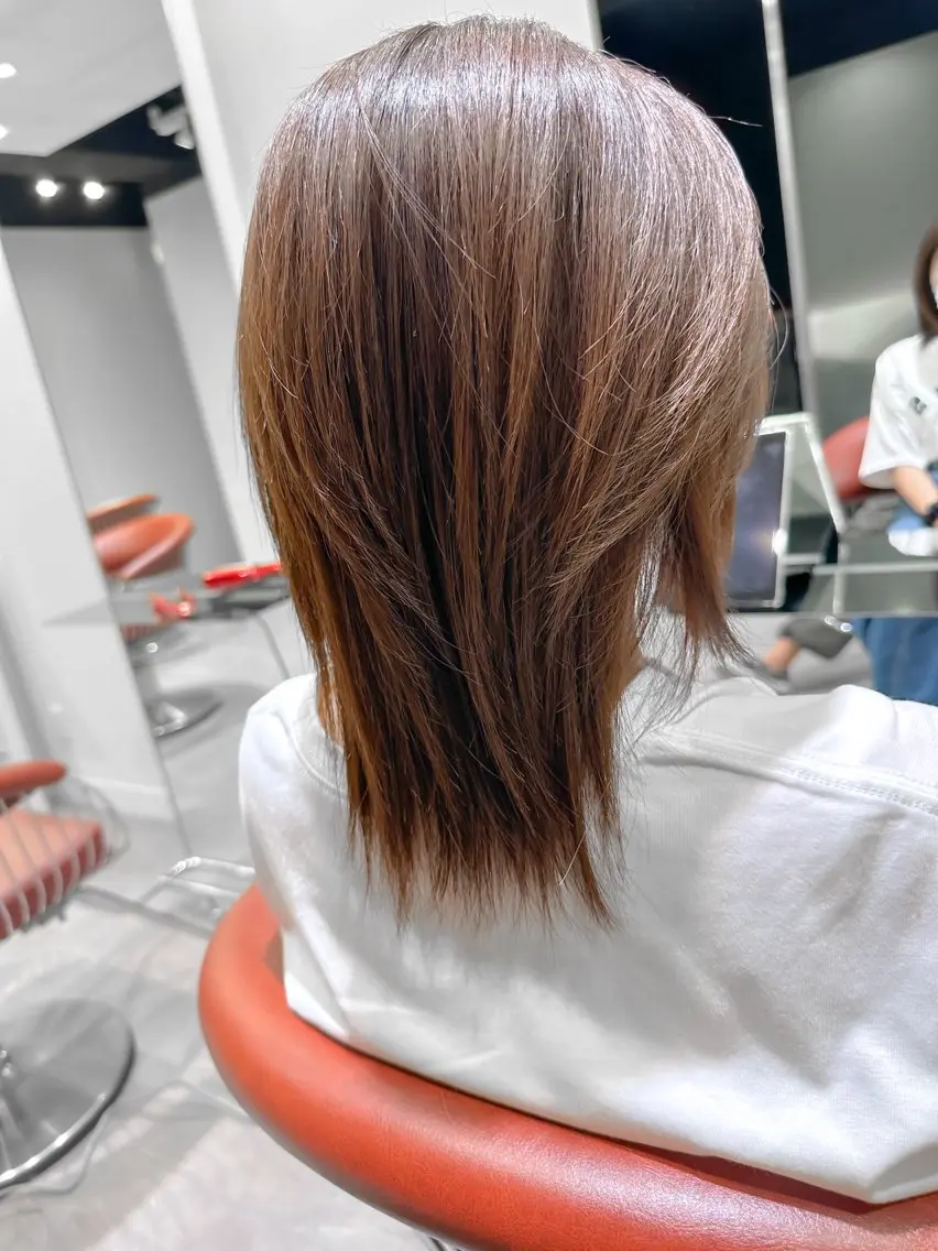 ミディアム 永野 良一のヘアスタイル