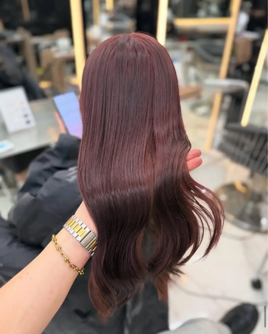 ロング カラー ヘアカラー 笠間 啓聖のヘアスタイル