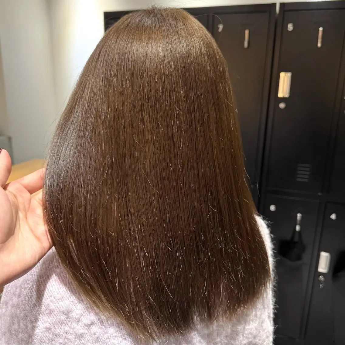 セミロング カラー ヘアアレンジ ヘアカラー ブリーチなしカラー /新百合ヶ丘/安形翔のヘアスタイル