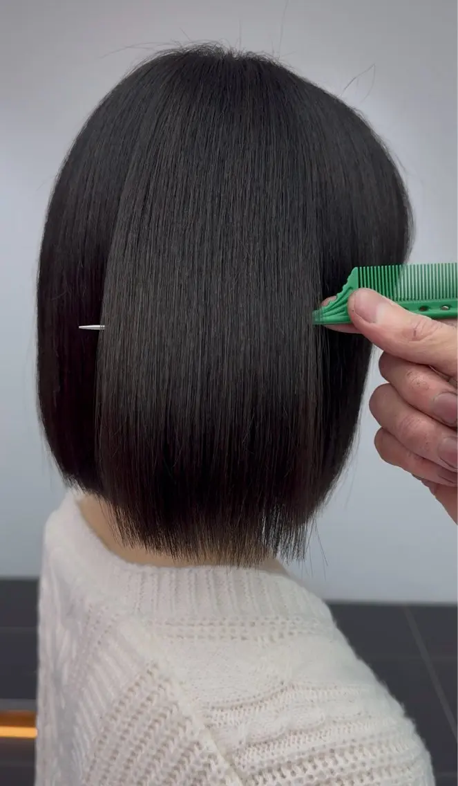 ミディアム ボブ ヘアカラー メンズパーマ/ ハイトーン/宗形建哉のヘアスタイル