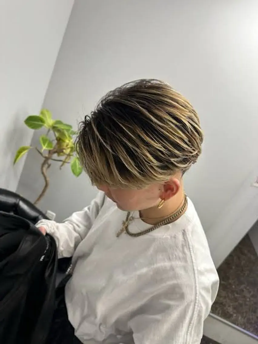 ショート メンズ カット ヘアカラー 🇺🇸海外ヘア 🇰🇷MASANOのヘアスタイル