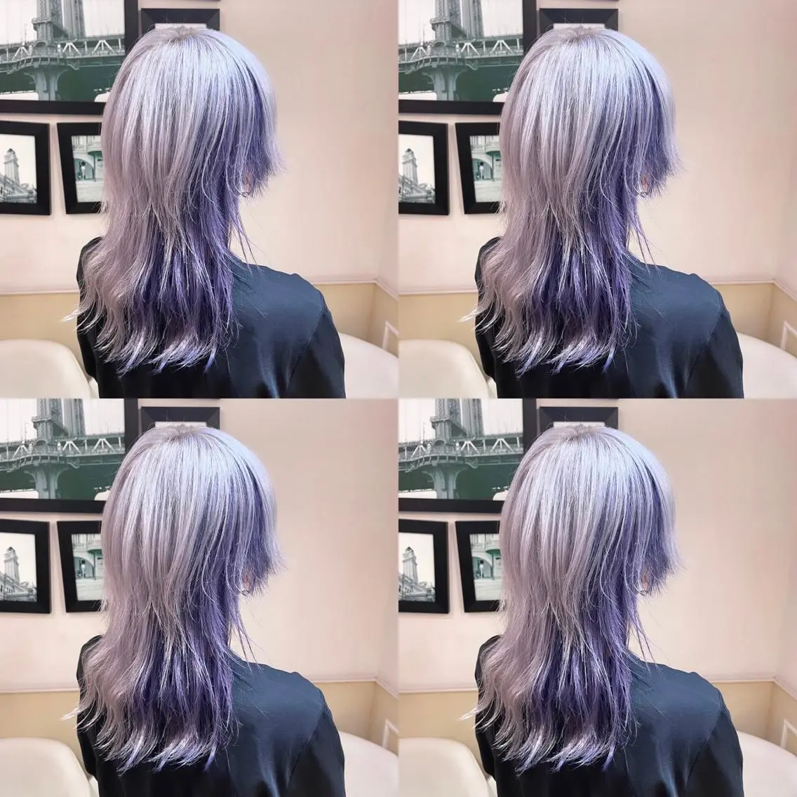 ミディアム カラー インナーカラー ラベンダーカラー 🌟トップデザイナー 高橋🌟のヘアスタイル