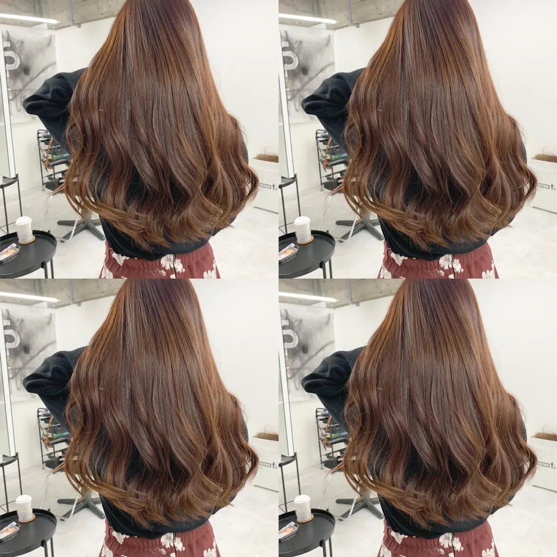 ロング カラー パーマ 艶髪・酸性ストレート フリツのヘアスタイル
