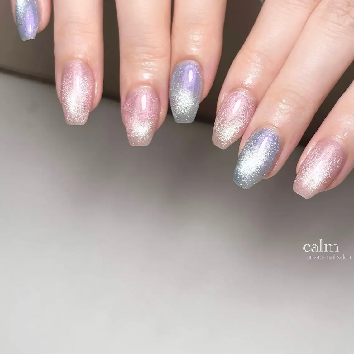 ネイル マグネットネイル ハンドネイル calm 〔ｶｰﾑ〕のネイルデザイン