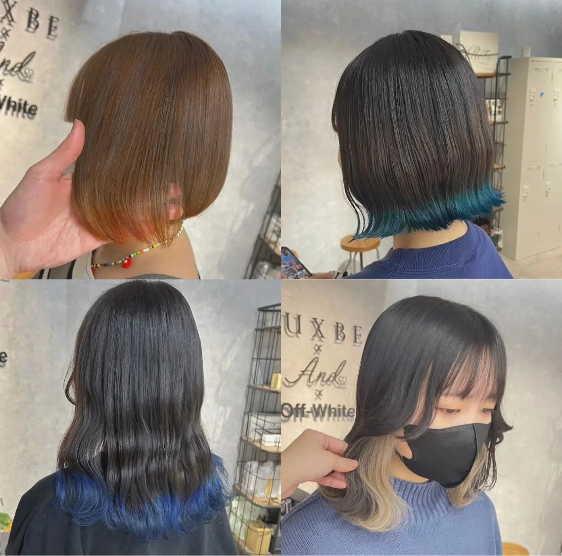 ショート ヘアカラー トリートメント ブリーチ&エクステ 🥀ケアカラー特化のヘアスタイル
