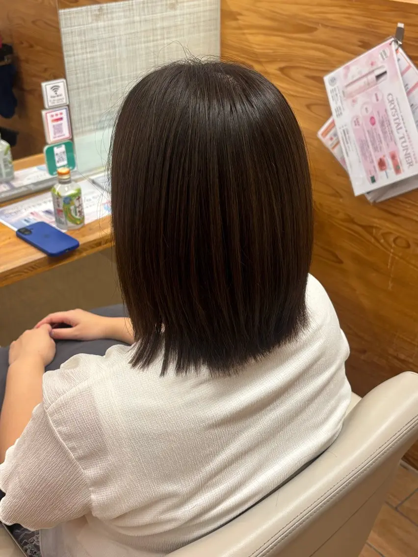 カラー 透明感カラー オリーブカラー 前田亜莉沙　暖色 カラー／メンズカットのヘアスタイル