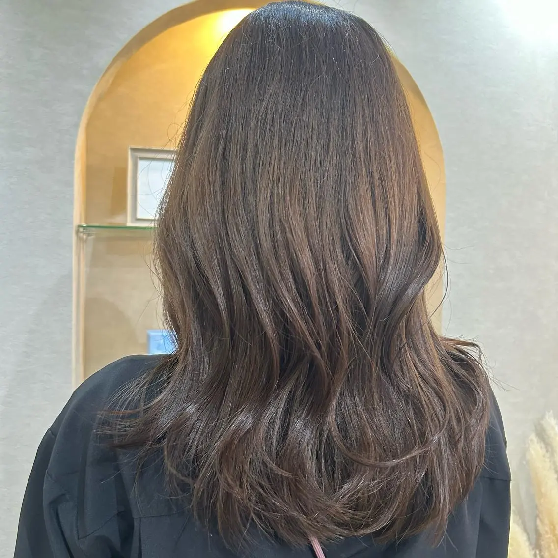 ロング カラー ヘアアレンジ くびれヘア 韓国風ヘア くびれレイヤー レイヤーカット 小顔カット 💠 AYAKA💠のヘアスタイル