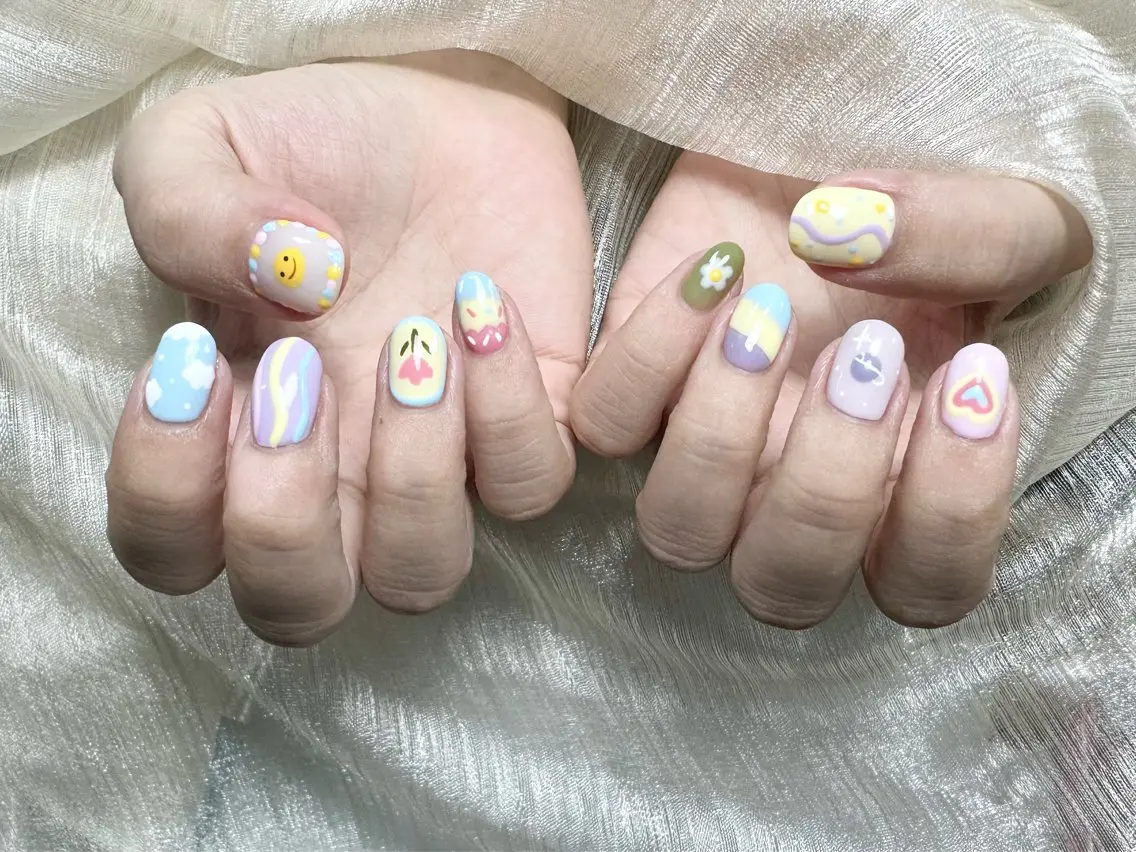 ネイル ハンドネイル ハンドケア るか 池袋のネイルデザイン