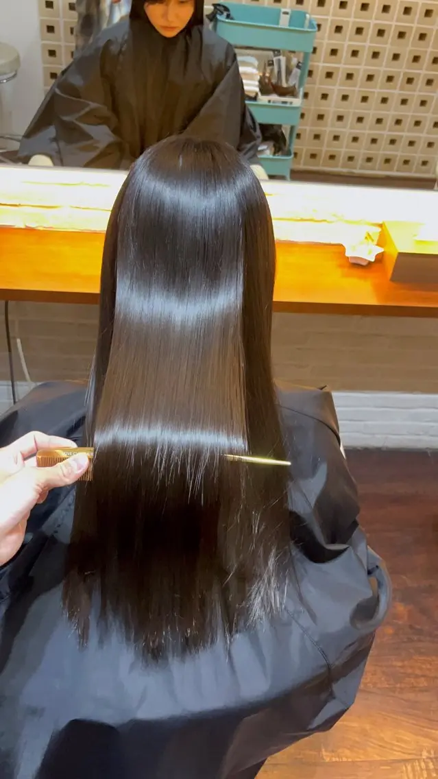 ロング 縮毛矯正 トリートメント CoCooN TAKUMAのヘアスタイル