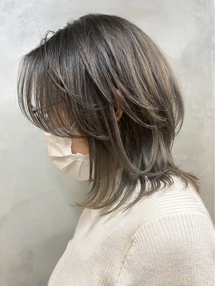 【調布／白髪ぼかしハイライト＋カラー募集✨】自然にぼかすの写真