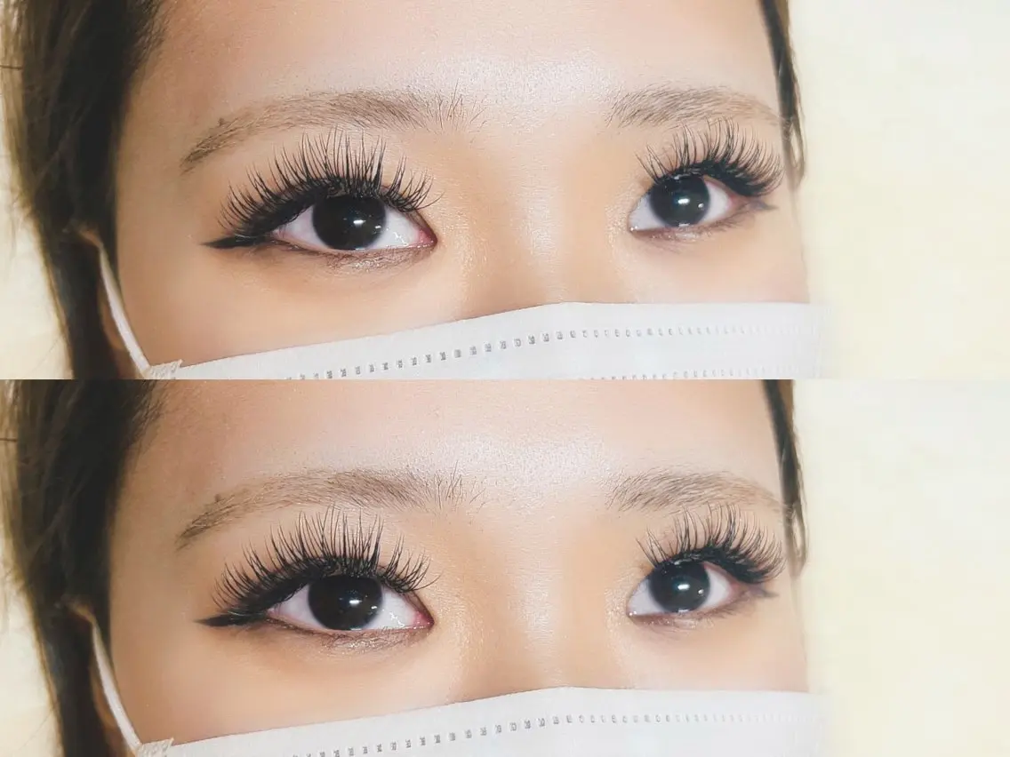 マツエク・マツパ 付け放題 バインドロック フラットラッシュ パリジェンヌラッシュリフト まつげパーマ マツエク AURORA RINAのマツエク・マツパデザイン