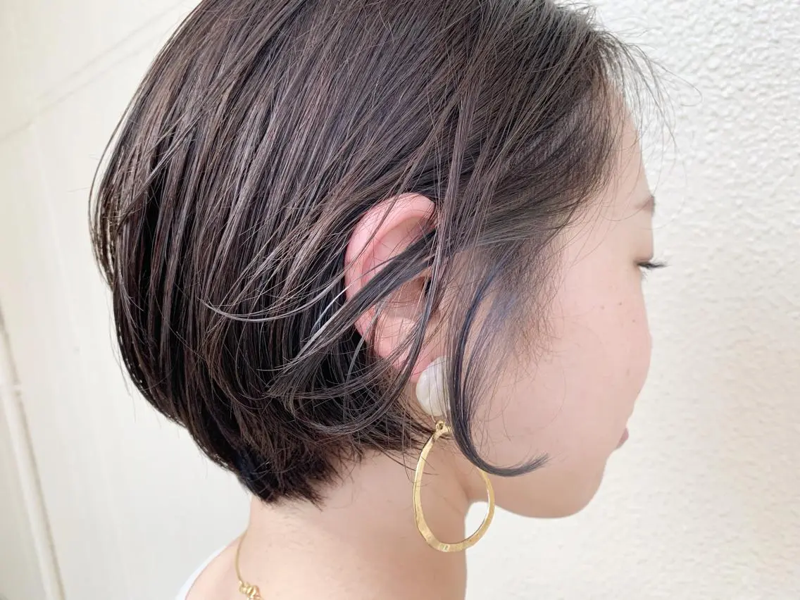 ショート ショートヘア 河原 亮のヘアスタイル