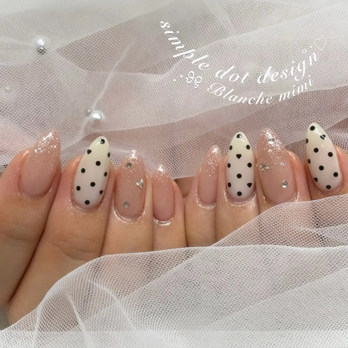 ネイル ハンドネイル Blanche mimi.u_aのネイルデザイン