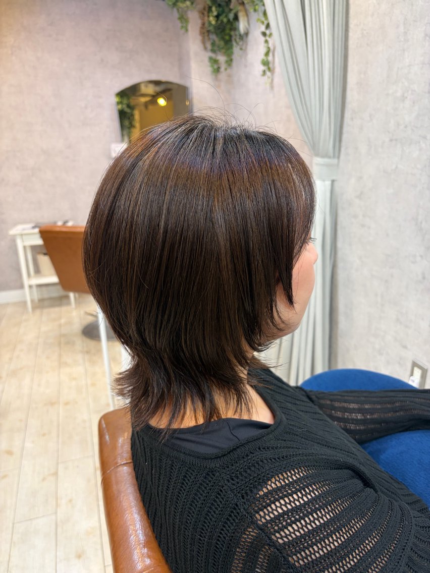 ミディアム くびれヘア くびれレイヤー レイヤーカット カット 近江琉奈☆透明感カラ ー☆髪質改善☆のヘアスタイル