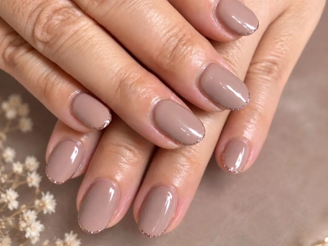 ネイル オフィスネイル シンプルネイル 冬ネイル ハンドネイル Mai Koネイルのネイルデザイン