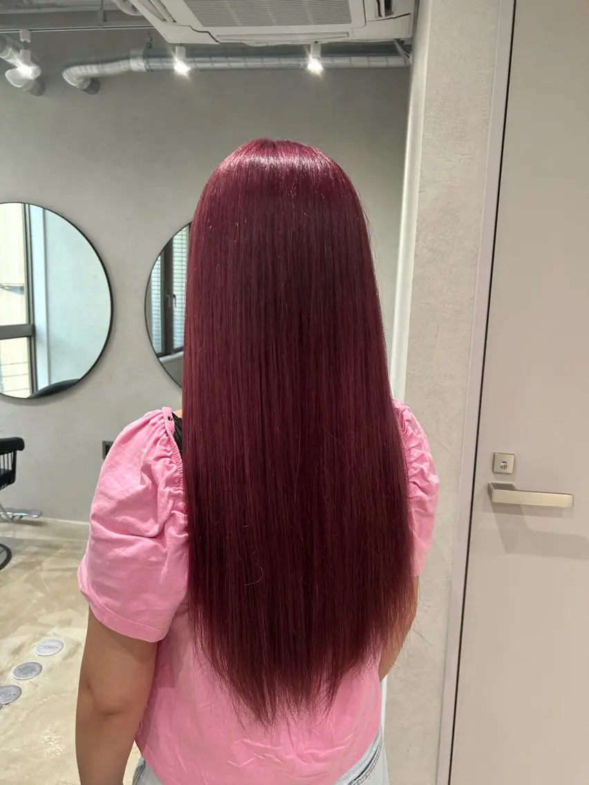 ロング hirano harukaのヘアスタイル