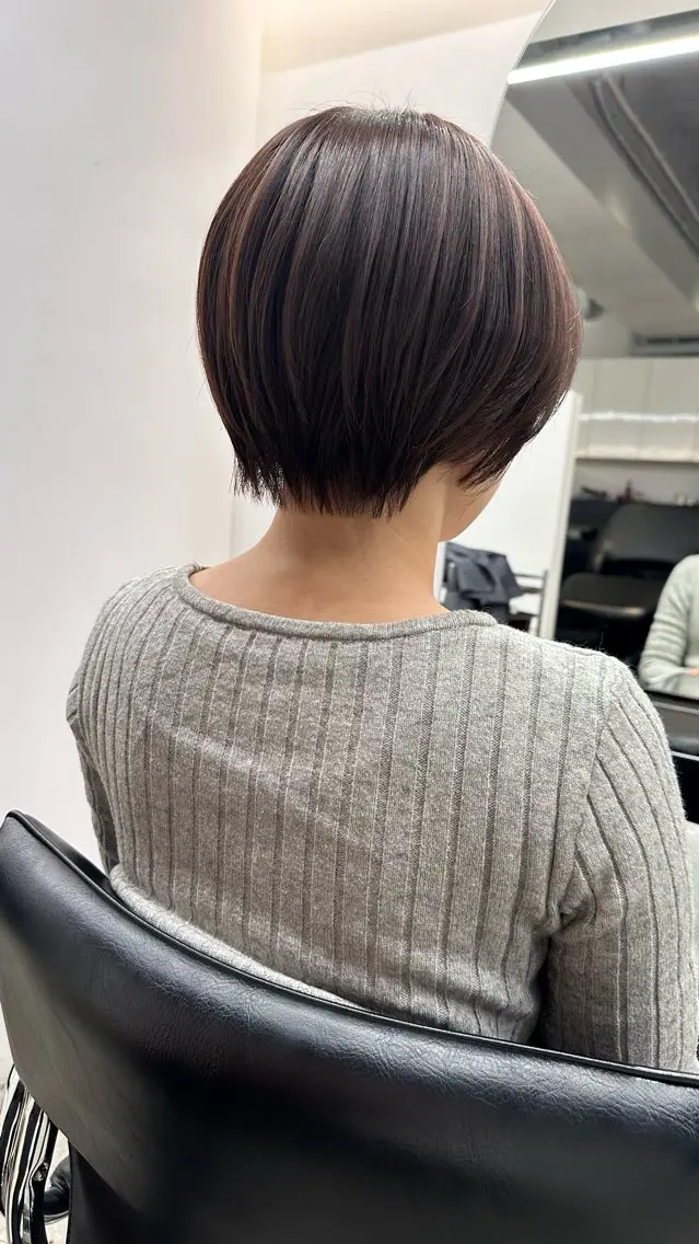 ショート ショートヘア あいこ/ハンサムショ ート無料/蔵前🌷のヘアスタイル