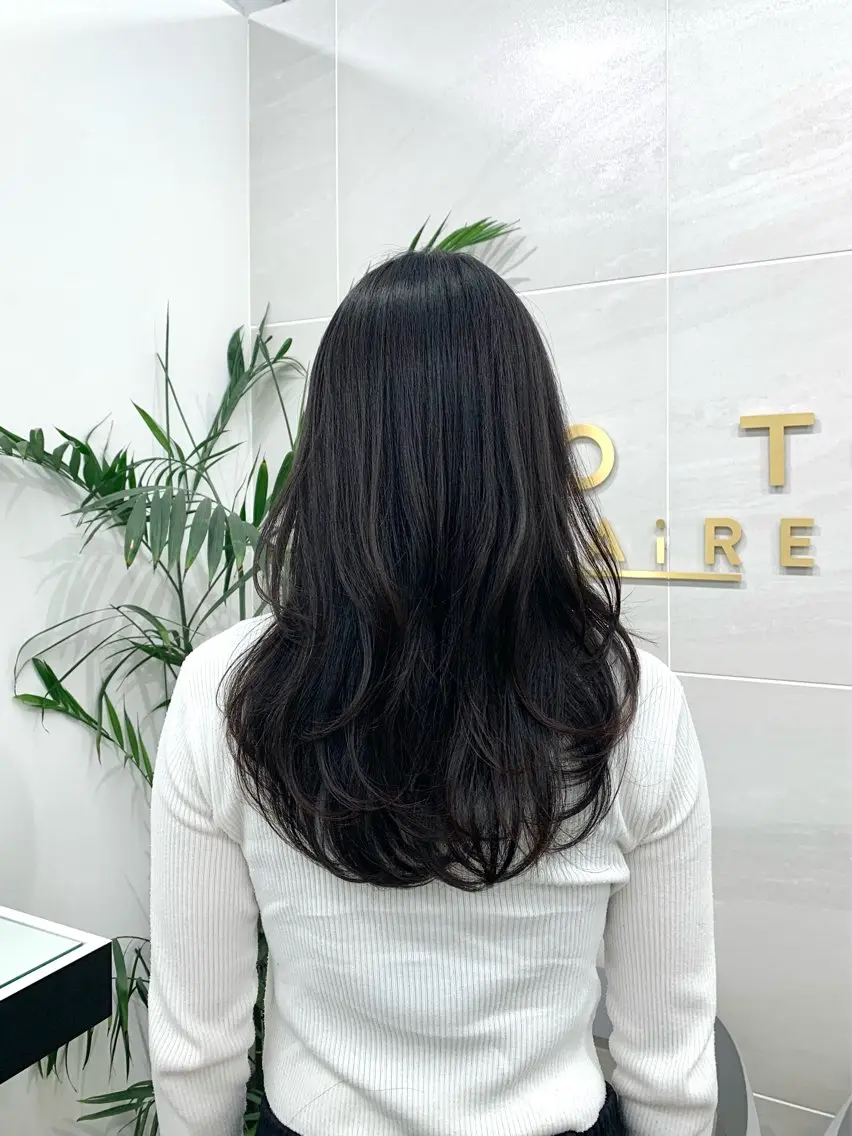セミロング レイヤーカット カット トリートメント 本格ヘッドスパ🌿 ×ヘア 佐藤のヘアスタイル