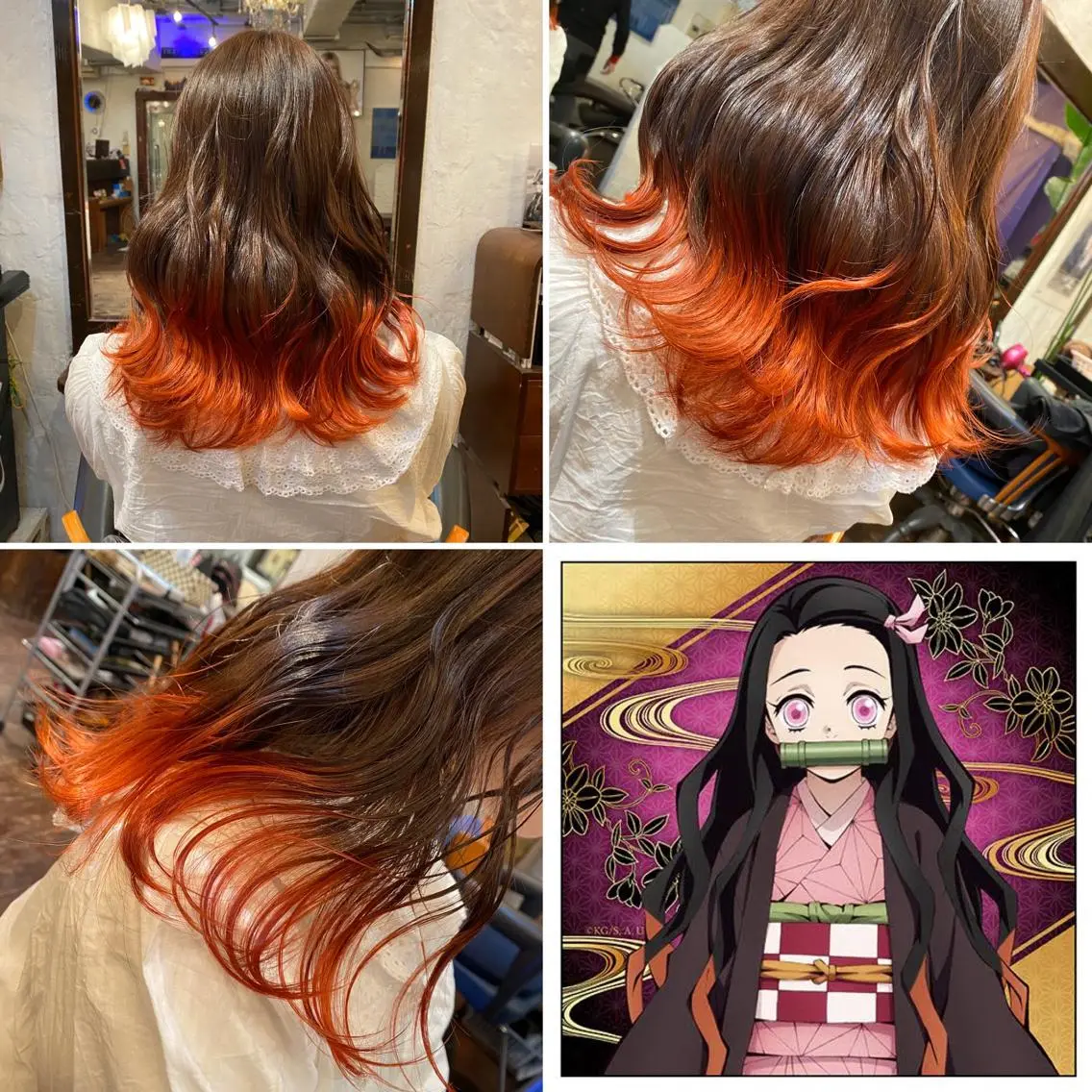 セミロング カラー ✨️眉毛、派手髪、 ハイトーンShinの眉毛・アイブロウイメージ