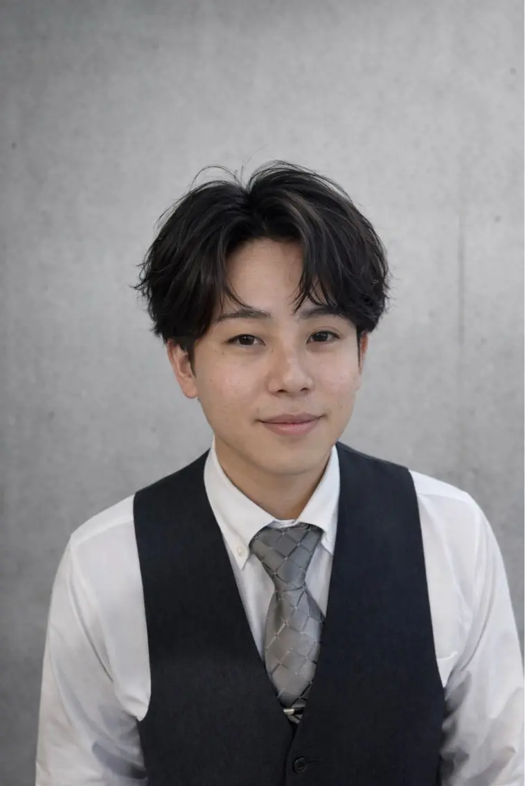 ショート メンズ カット パーマ トリートメント 朝3分で決まる kouta🪽のヘアスタイル