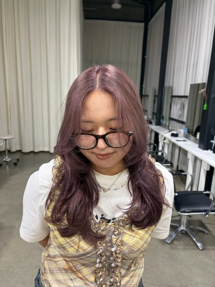 ミディアム カラー EDAME/ 🍎のぞみ🍎のヘアスタイル