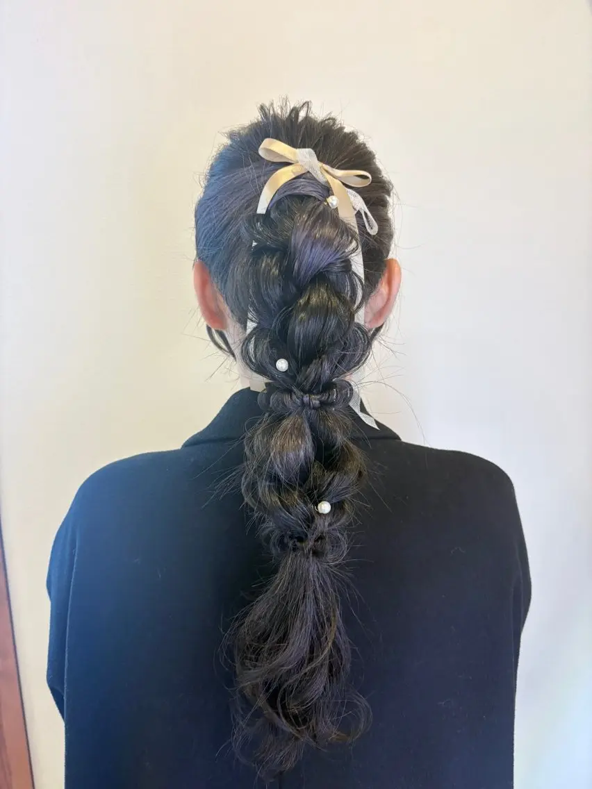 ロング ヘアアレンジ ヘアセット Flat /rina🧸のヘアスタイル