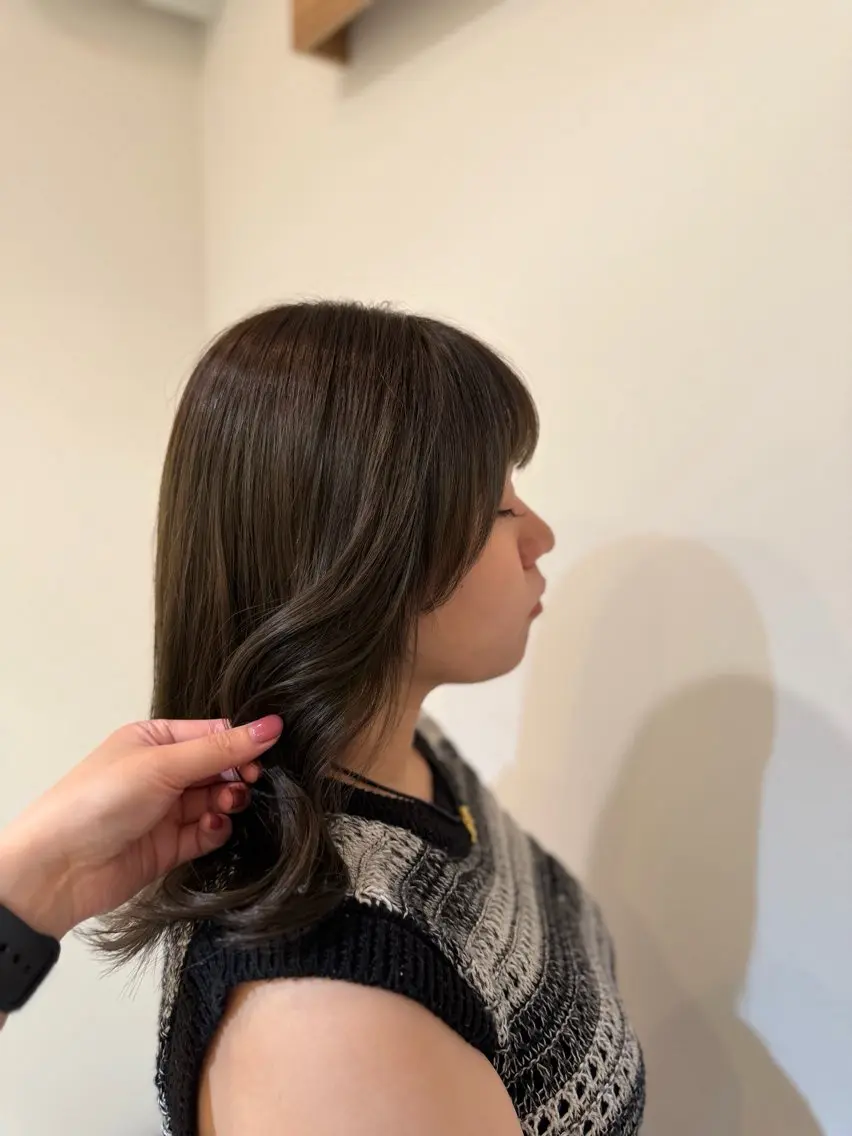 カット ヘアカラー トリートメント ヘッドスパ 💇🏻‍♀️結/ 川崎美容師のヘアスタイル