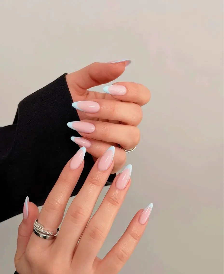 ネイル フレンチネイル ラメ(グリッター) ラメグラデーション マグネットネイル 持ち込み Unicorn Nail原宿表参道のネイルデザイン