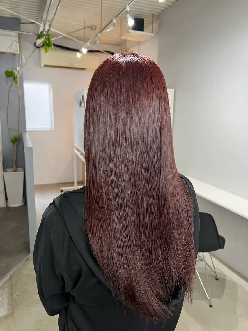 ロング ヘアカラー 藤澤 めぐのヘアスタイル