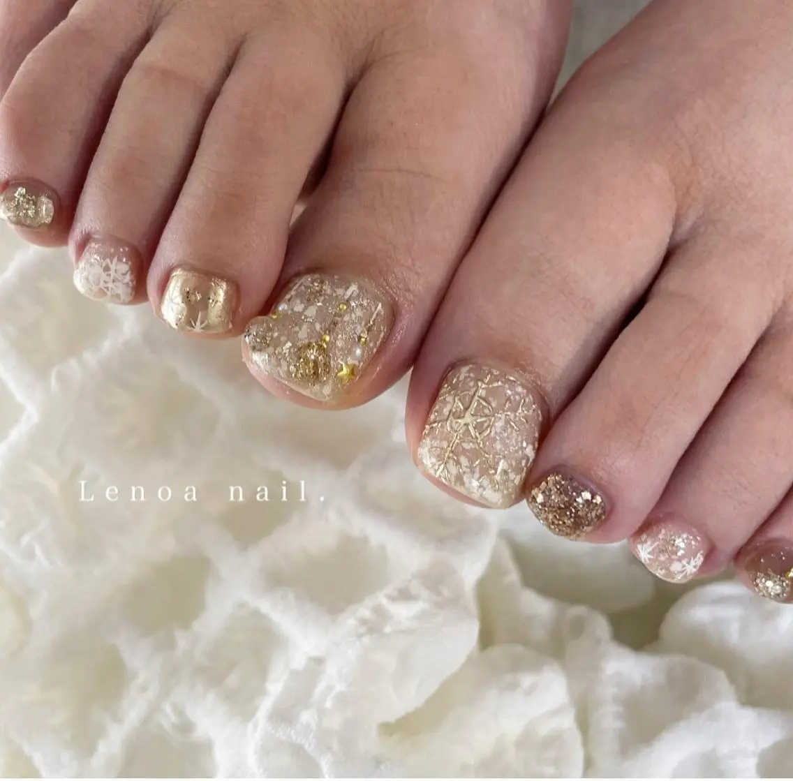 ❃footネイル10本付け放題メニュー《オフ込み》の写真
