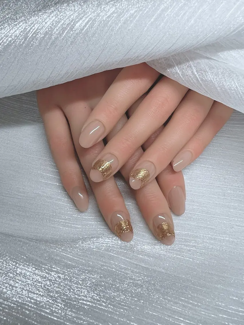 ネイル ニュアンスネイル オフィスネイル ピンク シンプルネイル ハンドネイル AJ nailのネイルデザイン
