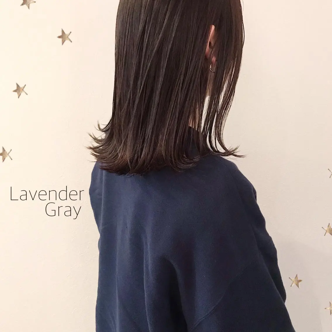 ミディアム カラー カット ヘアカラー 市川 千夏のヘアスタイル