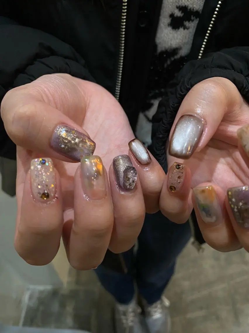 ネイル 春ネイル ハンドネイル 栗林 実莉のネイルデザイン
