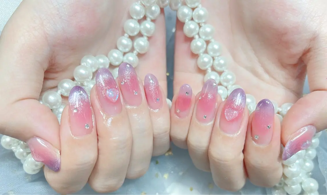 ネイル ハンドネイル 🎀ネイルサロン エクラYUI🎀のネイルデザイン