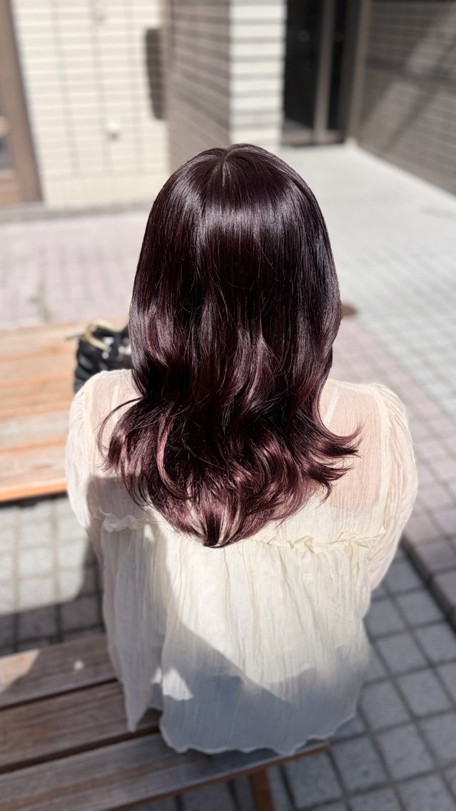 セミロング ヘアカラー トリートメント . kanokoのヘアスタイル