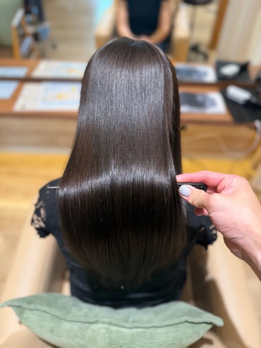 セミロング 縮毛矯正 【髪質改善美容師】 KAITOのヘアスタイル