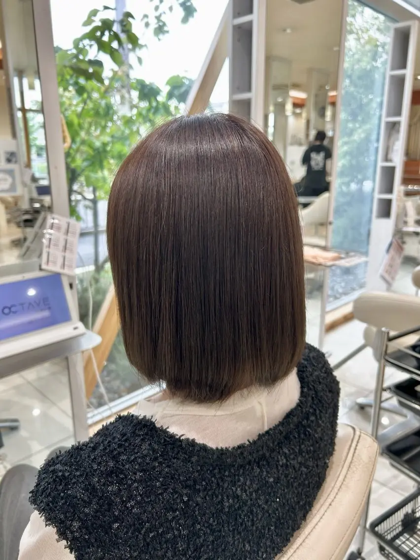 ミディアム 髙木 碧唯のヘアスタイル