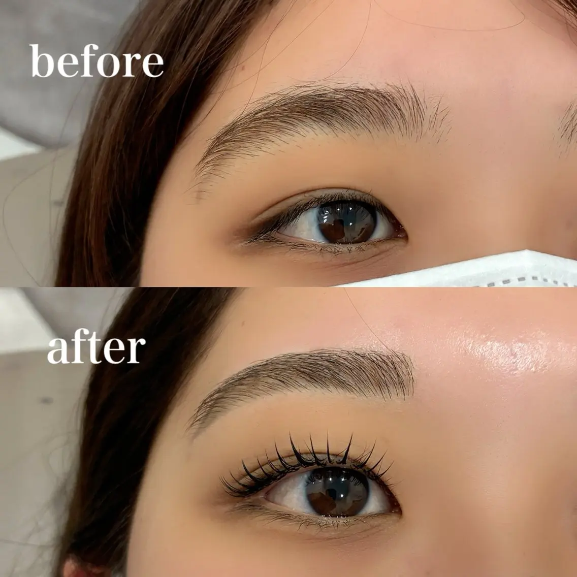【学割24】まつ毛パーマ＋眉毛Waxの写真