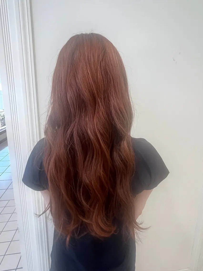 ロング ののか カラーモデル募集のヘアスタイル
