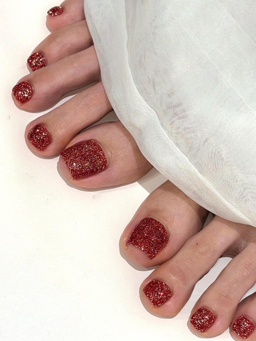 ネイル フラッシュネイル フットネイル Nailed it! Akaneセンター北のネイルデザイン