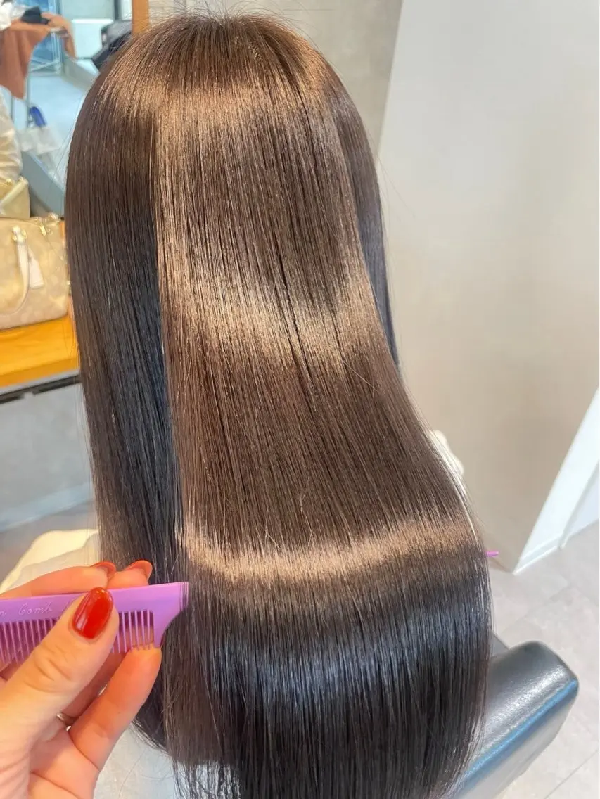 ロング カラー ヘアカラー 宮下 藍李のヘアスタイル