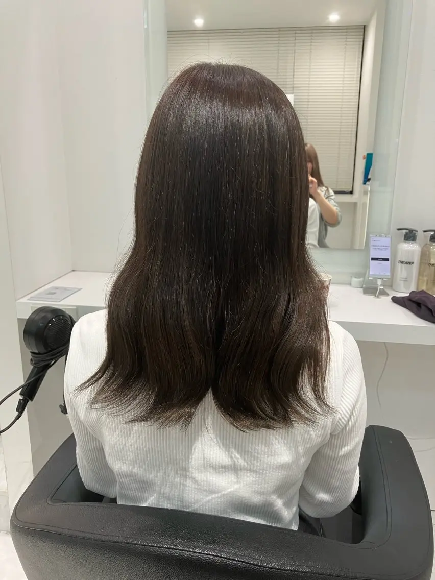 カラー ヘアアレンジ 💓色落ちまで綺麗な 垢抜けカラー💓のヘアスタイル